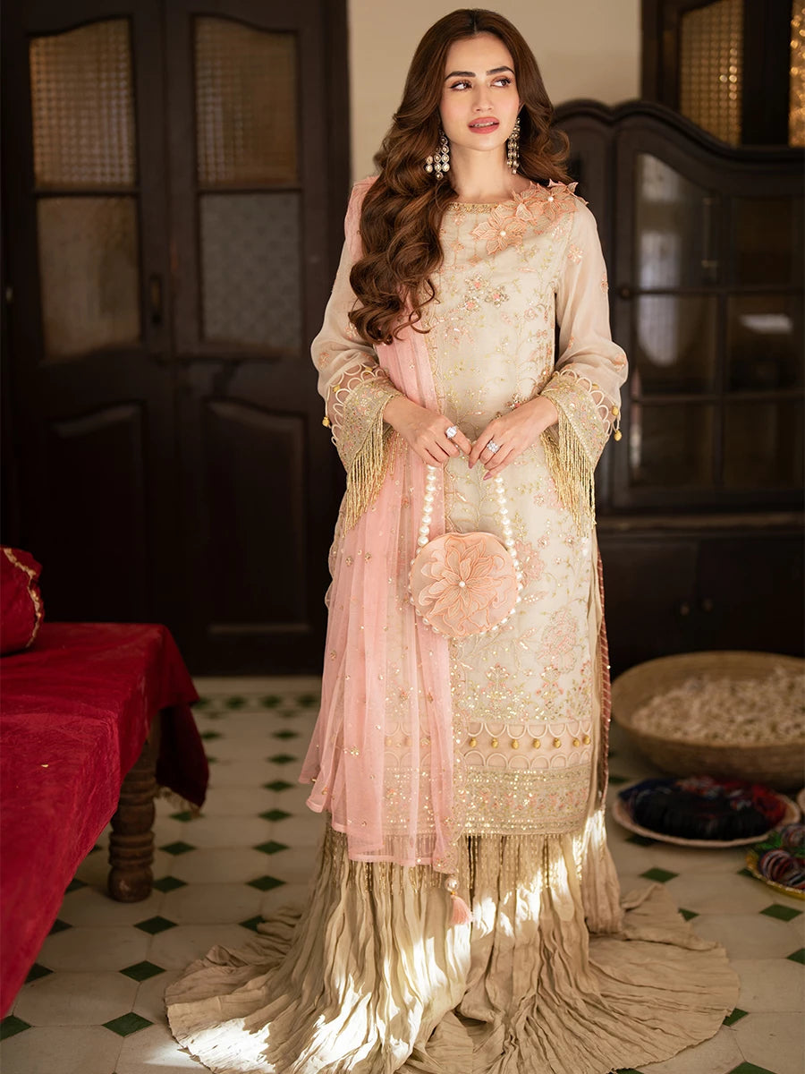 Salitex | Signature Festive Chiffon | SUNW6NO033UT -  Salitex Ladies Clothes - Original Designer Dress - House of Maryam