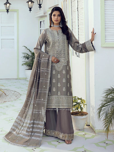 Salitex | Signature Festive Chiffon | SUNW6NO009UT -  Salitex Ladies Clothes - Original Designer Dress - House of Maryam