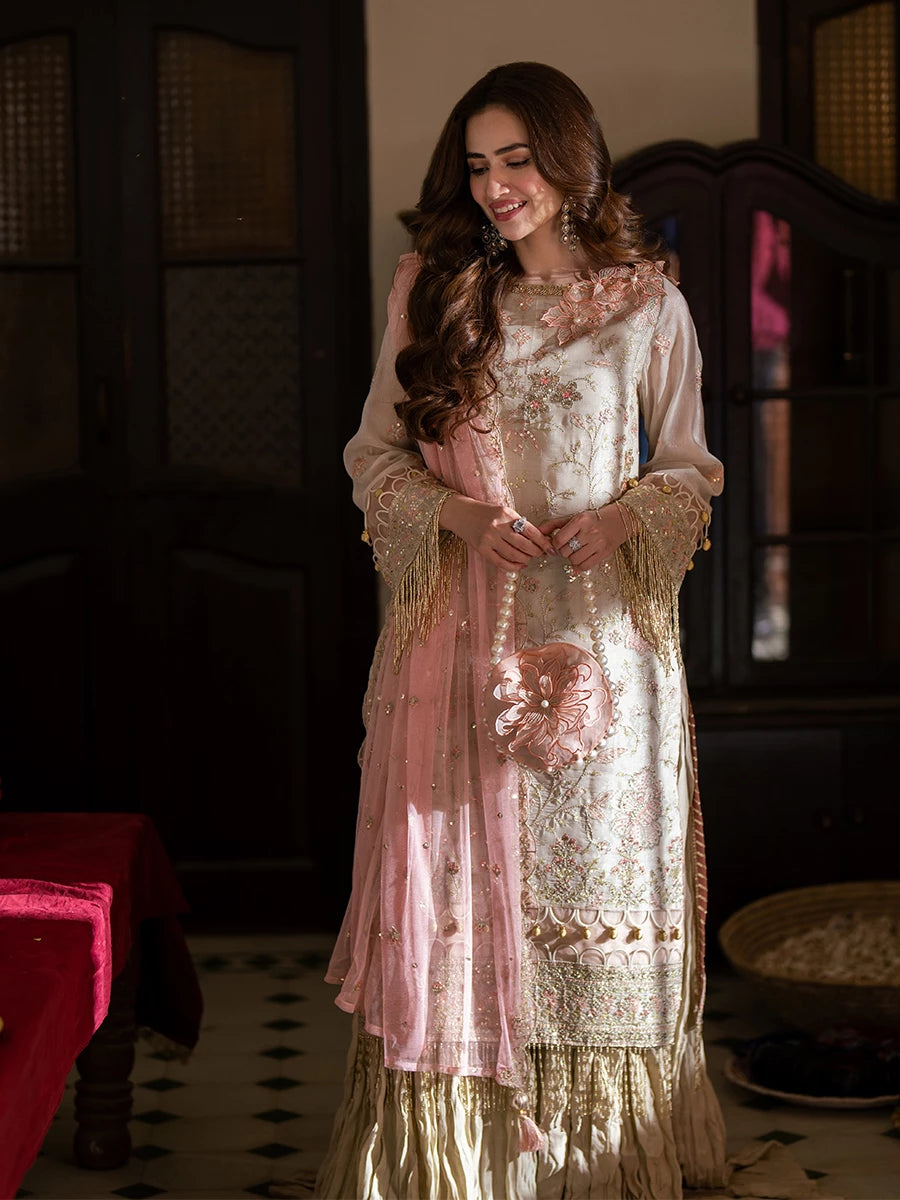 Salitex | Signature Festive Chiffon | SUNW6NO033UT -  Salitex Ladies Clothes - Original Designer Dress - House of Maryam