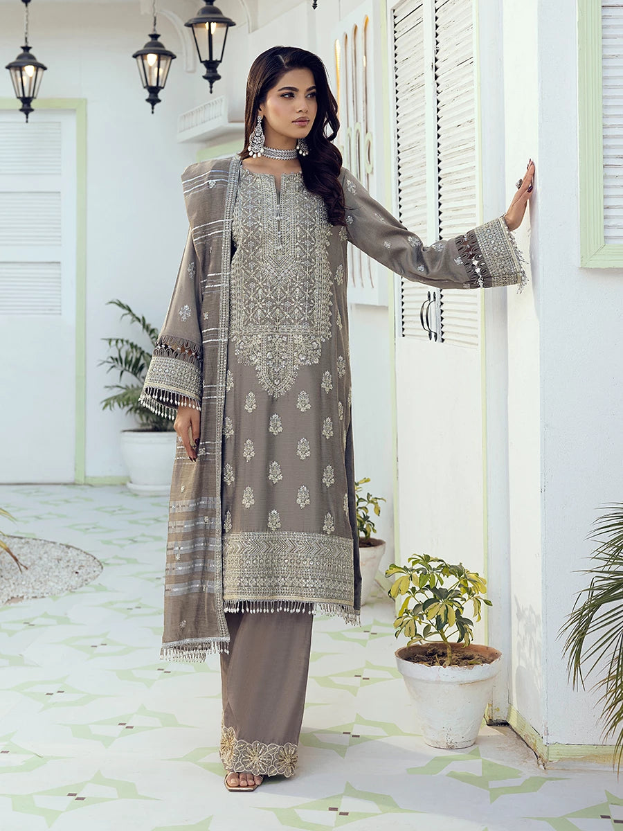 Salitex | Signature Festive Chiffon | SUNW6NO009UT -  Salitex Ladies Clothes - Original Designer Dress - House of Maryam