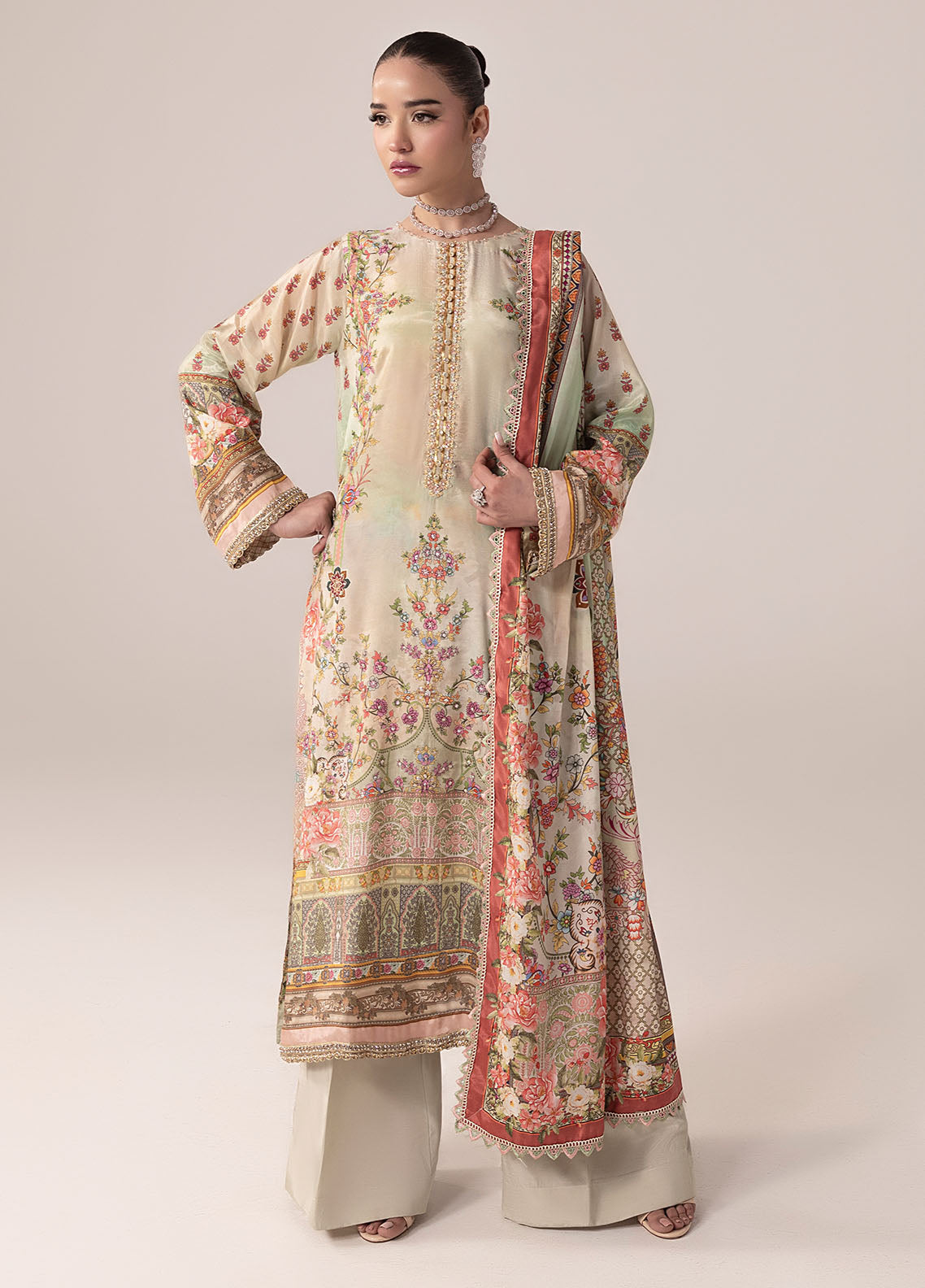 Sahane | Suay Silk Handwork Edit | CT-15004 AVA - SUAY -  Sahane Ladies Clothes - Original Designer Dress - House of Maryam