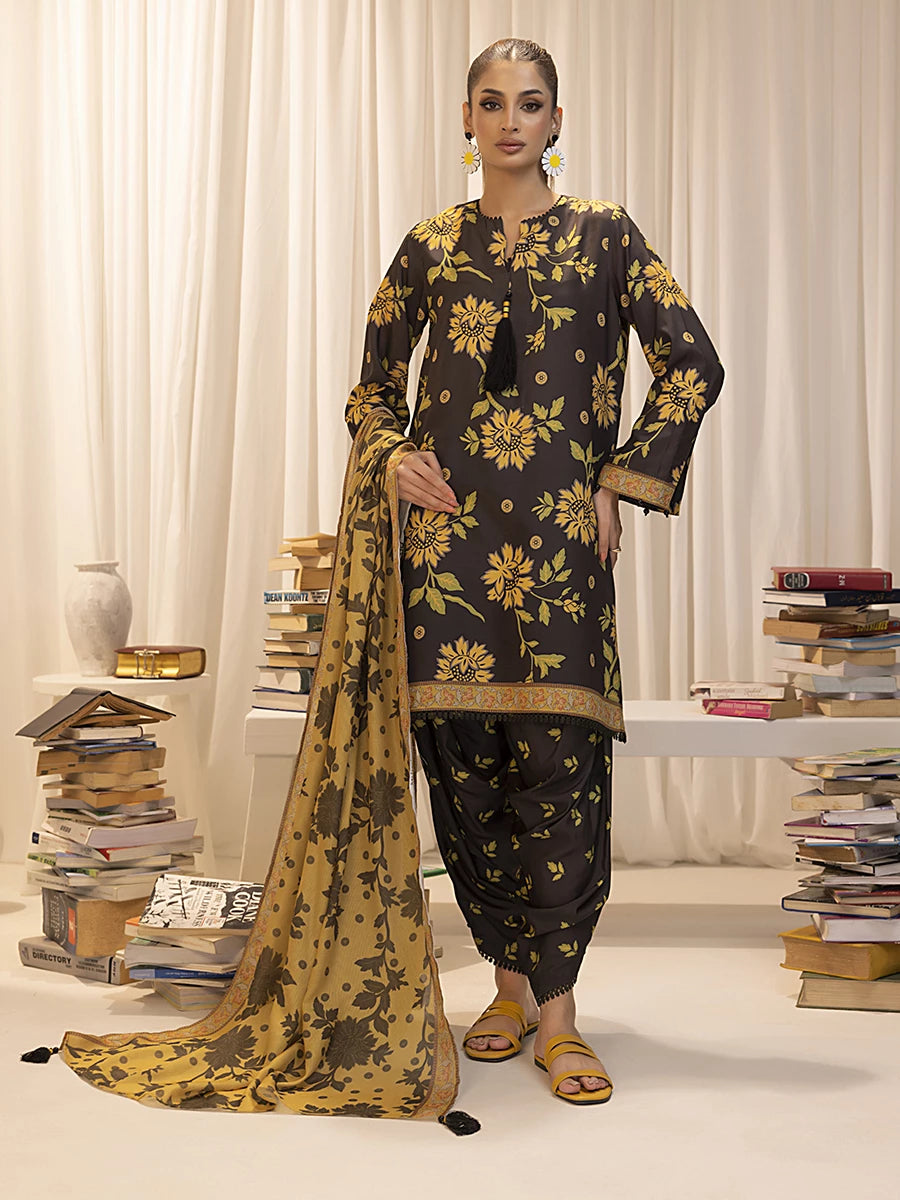 Salitex | Sibel Printed Lawn Silk | ST-02 -  Salitex Ladies Clothes - Original Designer Dress - House of Maryam