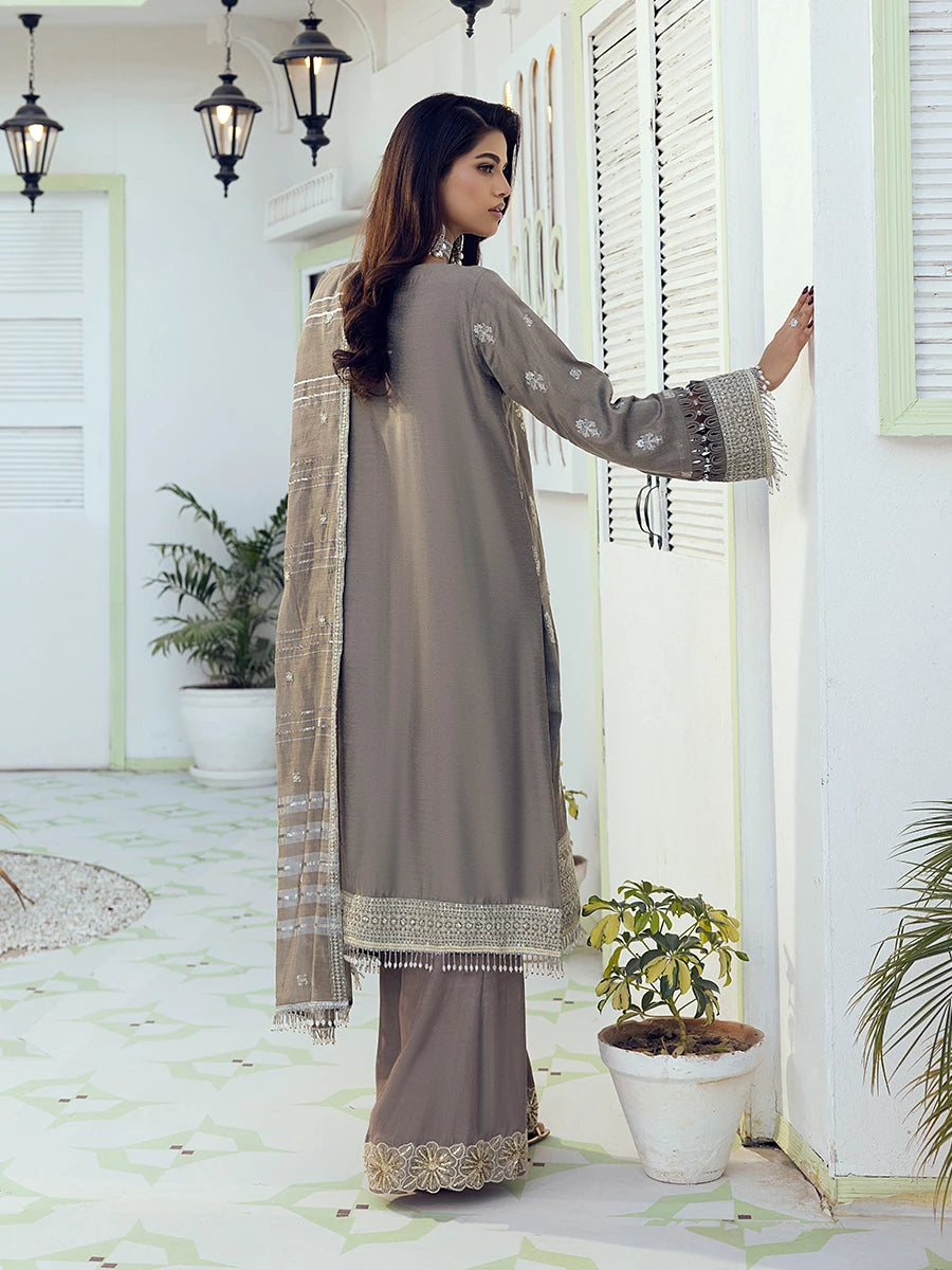 Salitex | Signature Festive Chiffon | SUNW6NO009UT -  Salitex Ladies Clothes - Original Designer Dress - House of Maryam