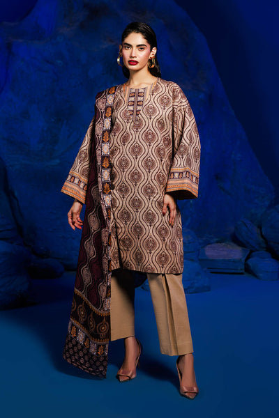 Bonanza Satrangi | Hue 3 Pc (2W24P3P257) -  Bonanza Satrangi Unstitched - Original Designer Dress - House of Maryam