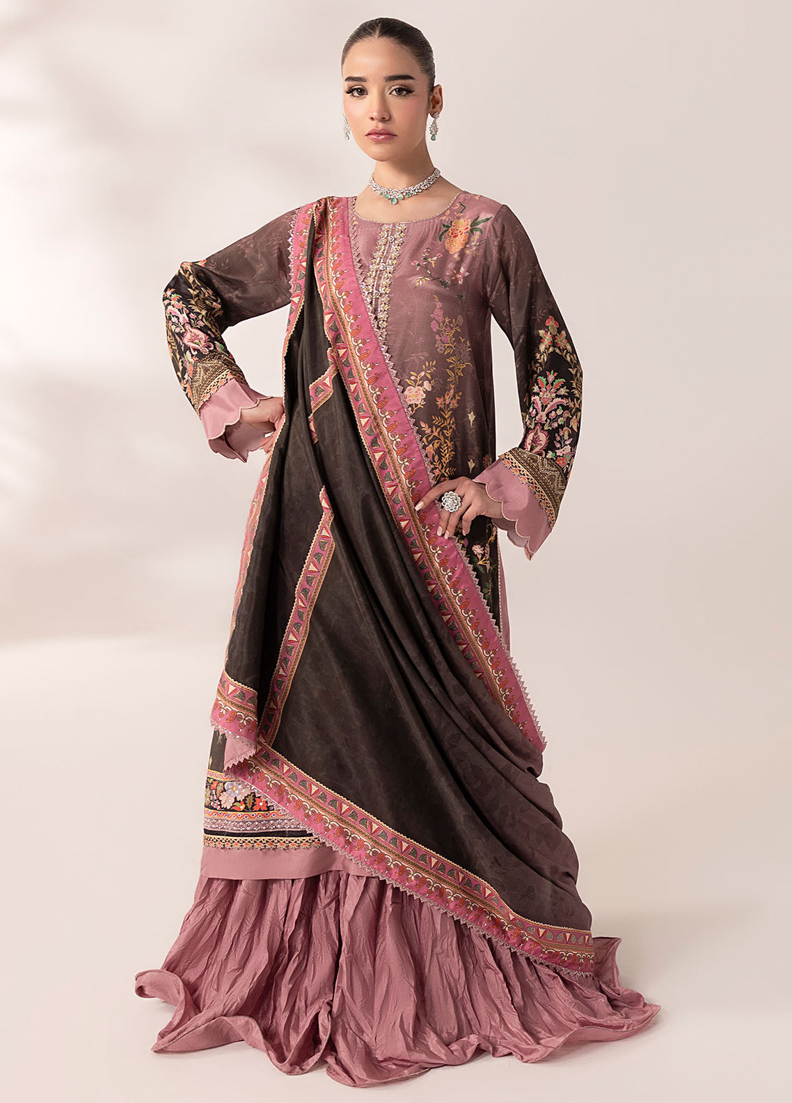 Sahane | Suay Silk Handwork Edit | CT-15007 LILANA - SUAY -  Sahane Ladies Clothes - Original Designer Dress - House of Maryam