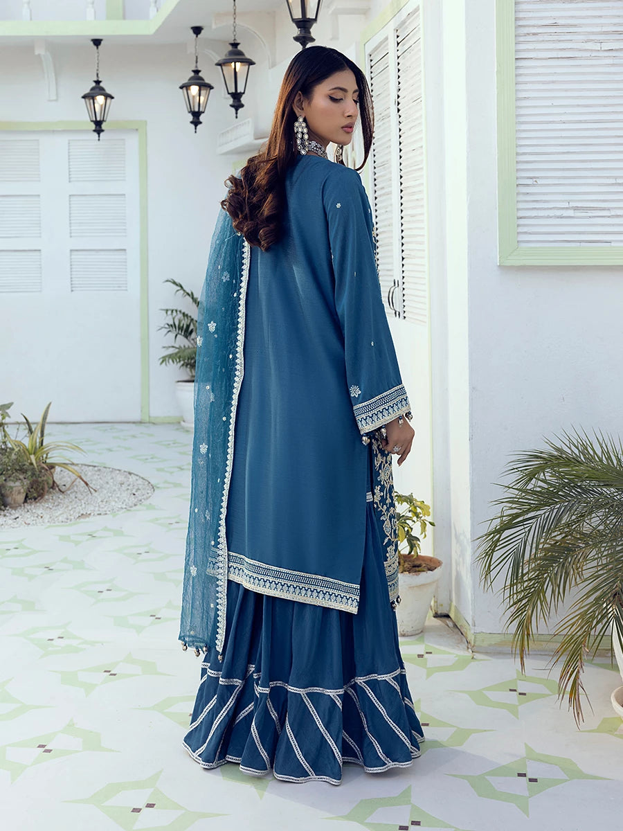 Salitex | Signature Festive Chiffon | SUNW6NO002UT -  Salitex Ladies Clothes - Original Designer Dress - House of Maryam