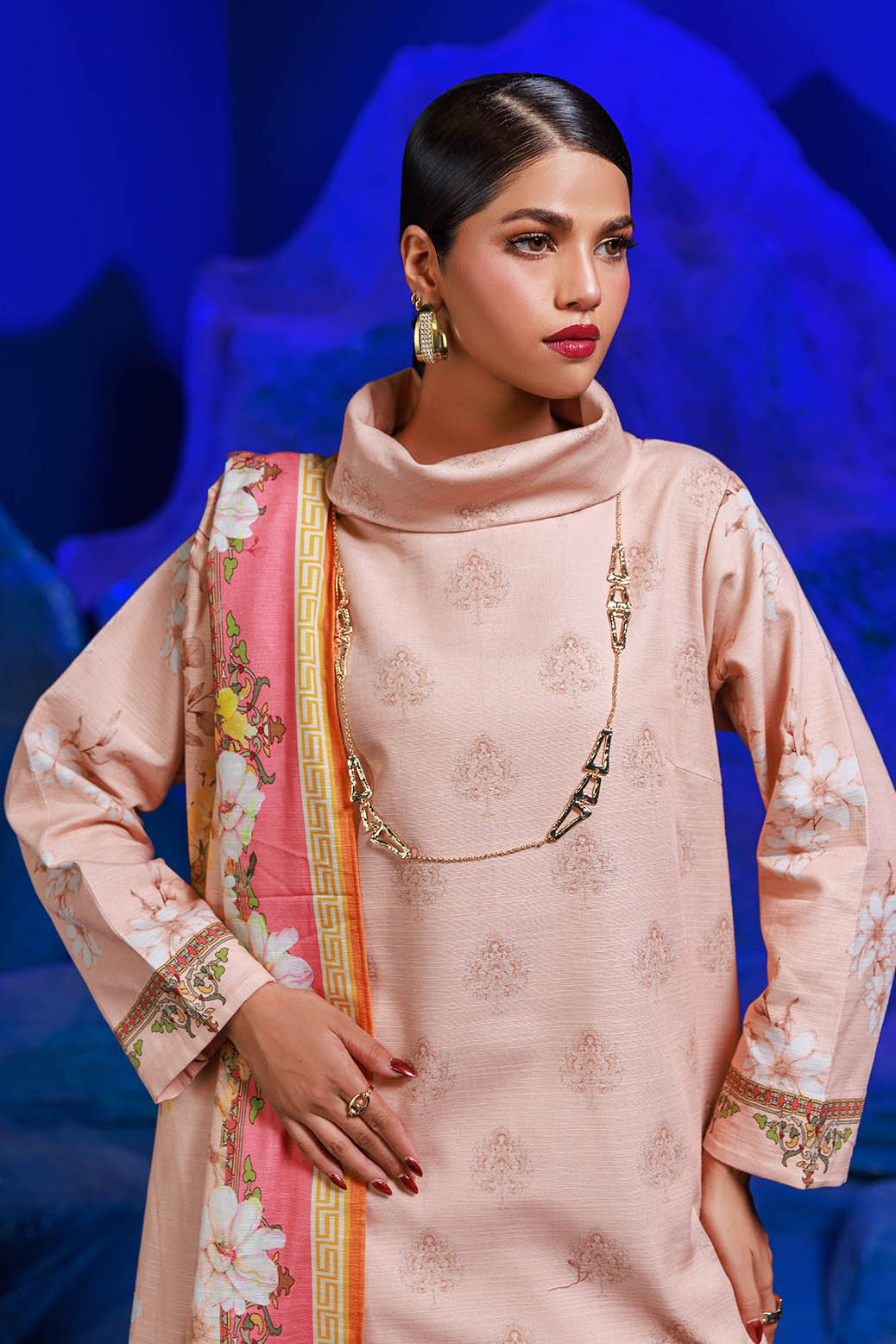 Bonanza Satrangi | Sunburst 3 Pc (1W24P3P288) -  Bonanza Satrangi Unstitched - Original Designer Dress - House of Maryam
