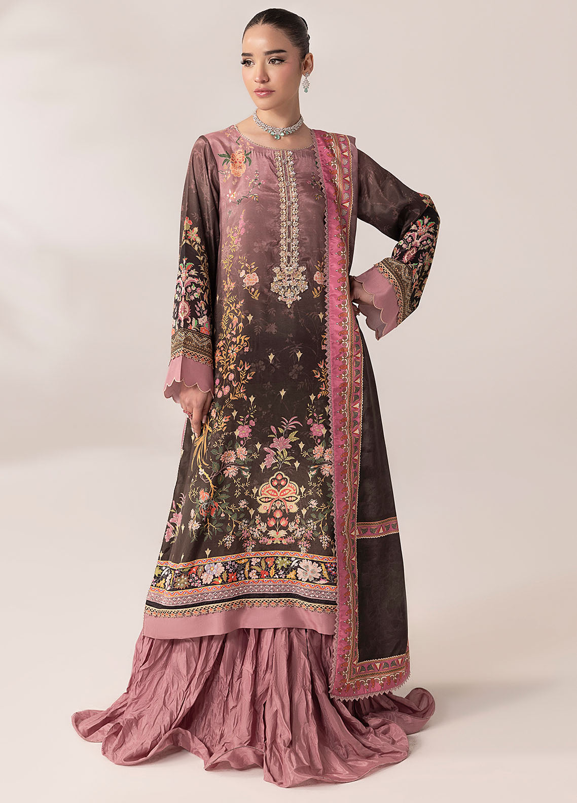 Sahane | Suay Silk Handwork Edit | CT-15007 LILANA - SUAY -  Sahane Ladies Clothes - Original Designer Dress - House of Maryam