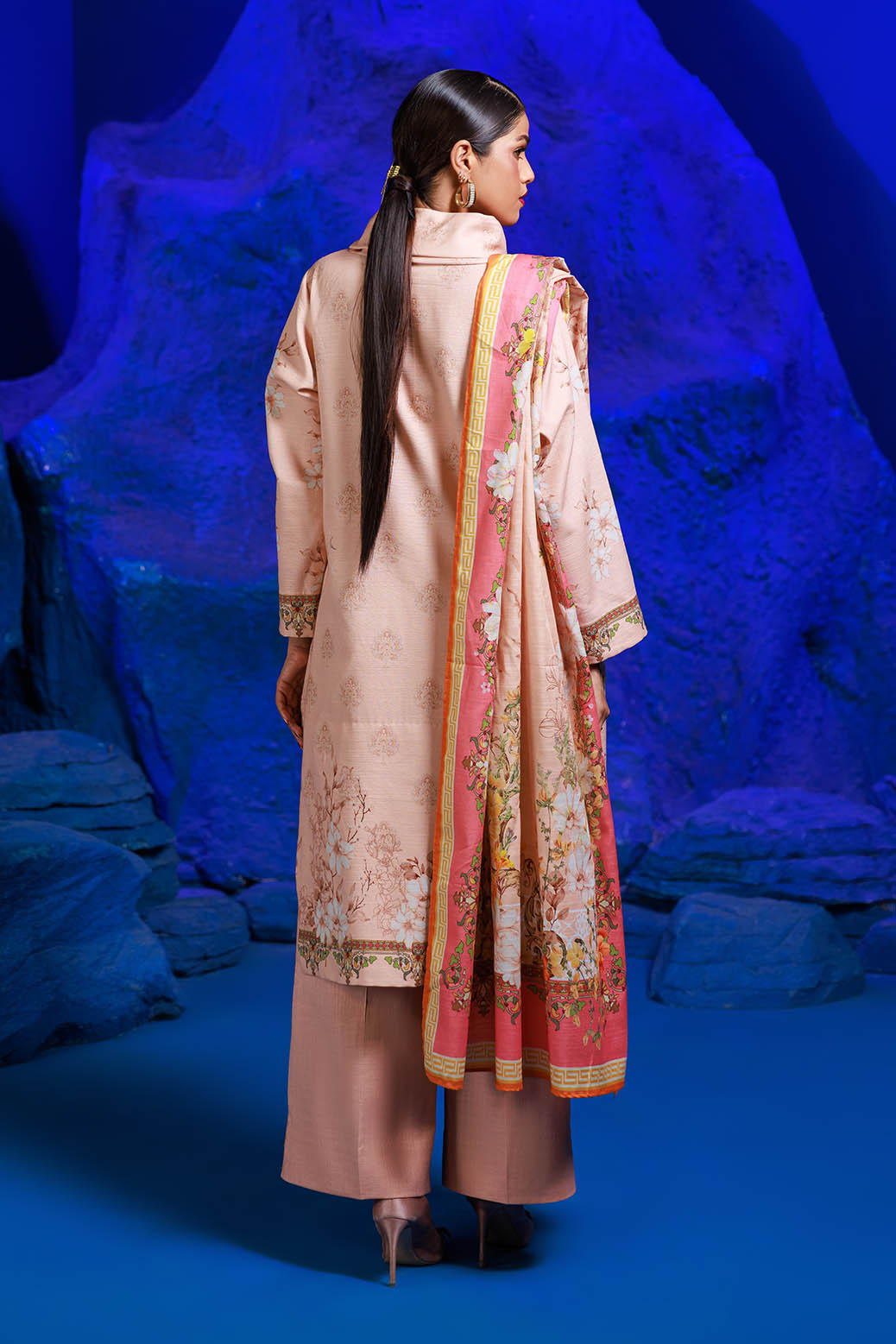 Bonanza Satrangi | Sunburst 3 Pc (1W24P3P288) -  Bonanza Satrangi Unstitched - Original Designer Dress - House of Maryam