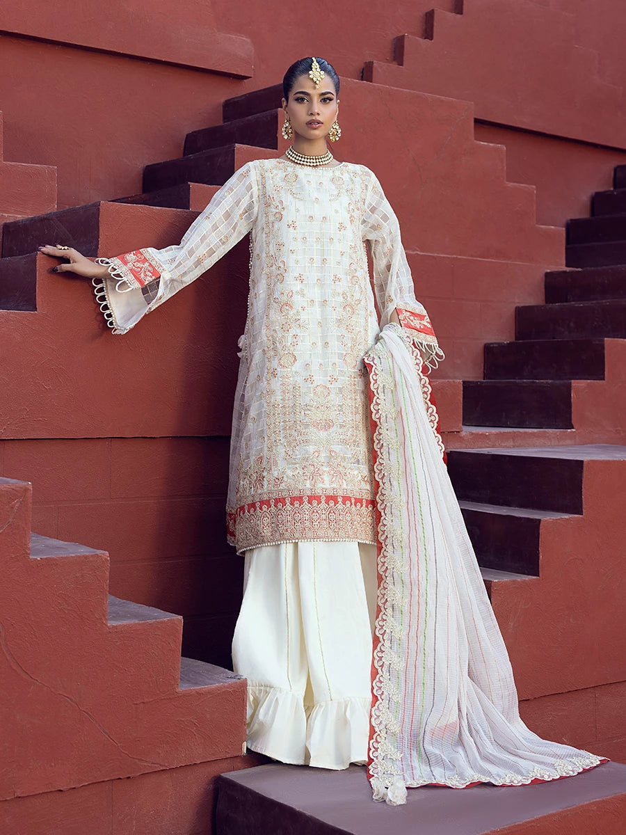 Salitex | Signature Festive Chiffon | SUNW6JI024UT -  Salitex Ladies Clothes - Original Designer Dress - House of Maryam