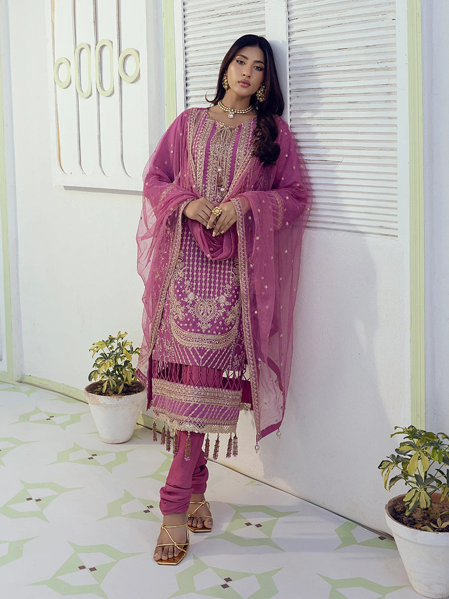 Salitex | Signature Festive Chiffon | SUNW6NO004UT -  Salitex Ladies Clothes - Original Designer Dress - House of Maryam