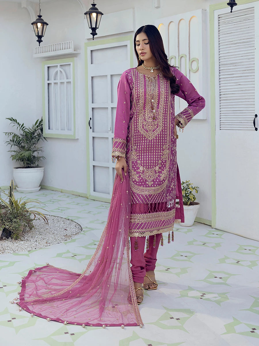 Salitex | Signature Festive Chiffon | SUNW6NO004UT -  Salitex Ladies Clothes - Original Designer Dress - House of Maryam
