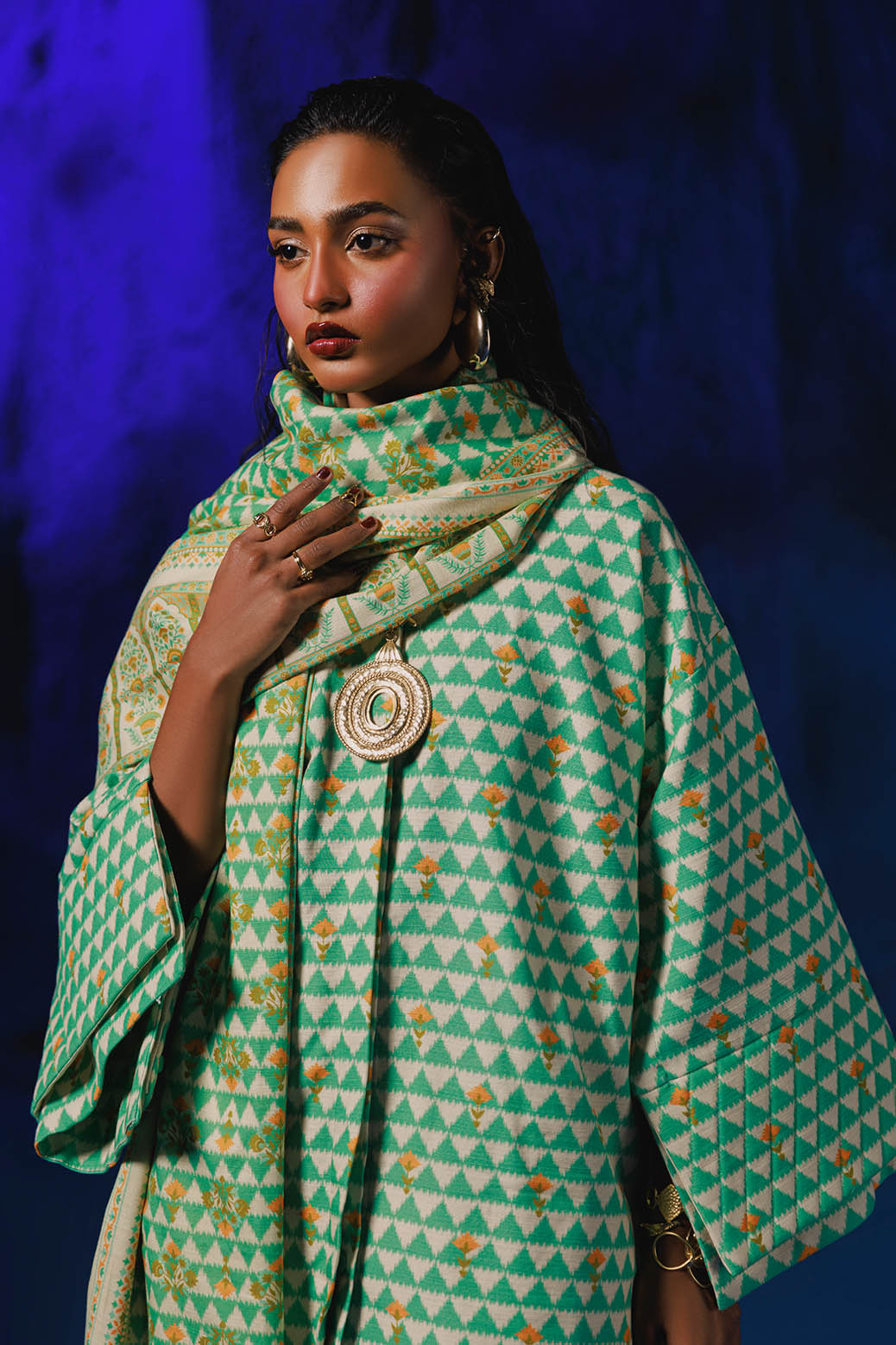 Bonanza Satrangi | Ice Cream 3 Pc (1W24P3P241) -  Bonanza Satrangi Unstitched - Original Designer Dress - House of Maryam