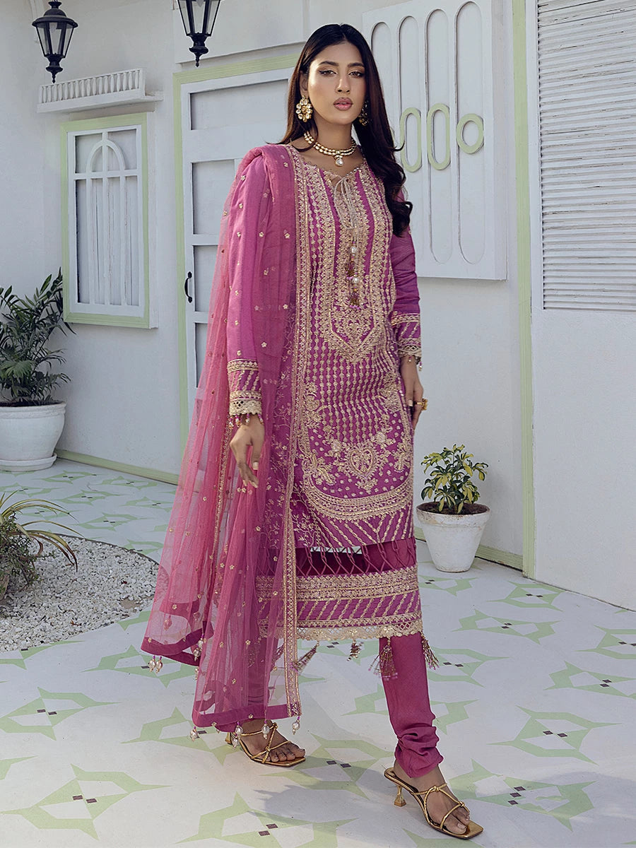 Salitex | Signature Festive Chiffon | SUNW6NO004UT -  Salitex Ladies Clothes - Original Designer Dress - House of Maryam
