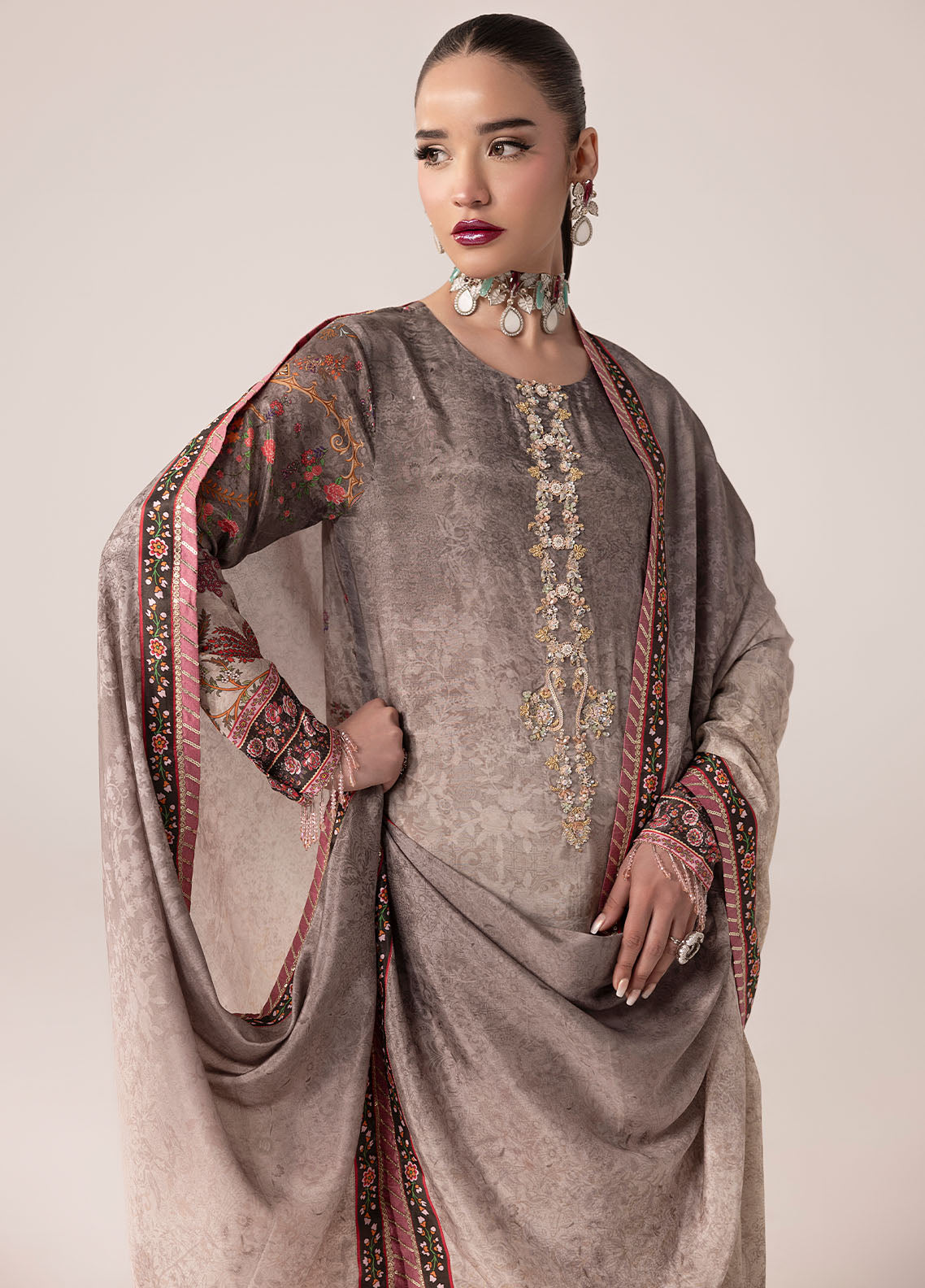 Sahane | Suay Silk Handwork Edit | CT-15008 CLARA - SUAY -  Sahane Ladies Clothes - Original Designer Dress - House of Maryam
