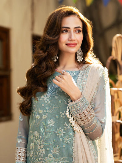 Salitex | Signature Festive Chiffon | SUNW6JI043UT -  Salitex Ladies Clothes - Original Designer Dress - House of Maryam