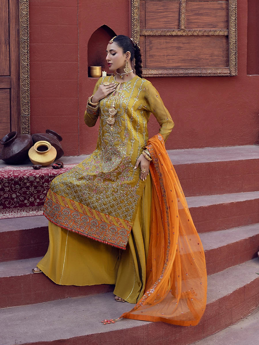 Salitex | Signature Festive Chiffon | SUNW6JI023UT -  Salitex Ladies Clothes - Original Designer Dress - House of Maryam