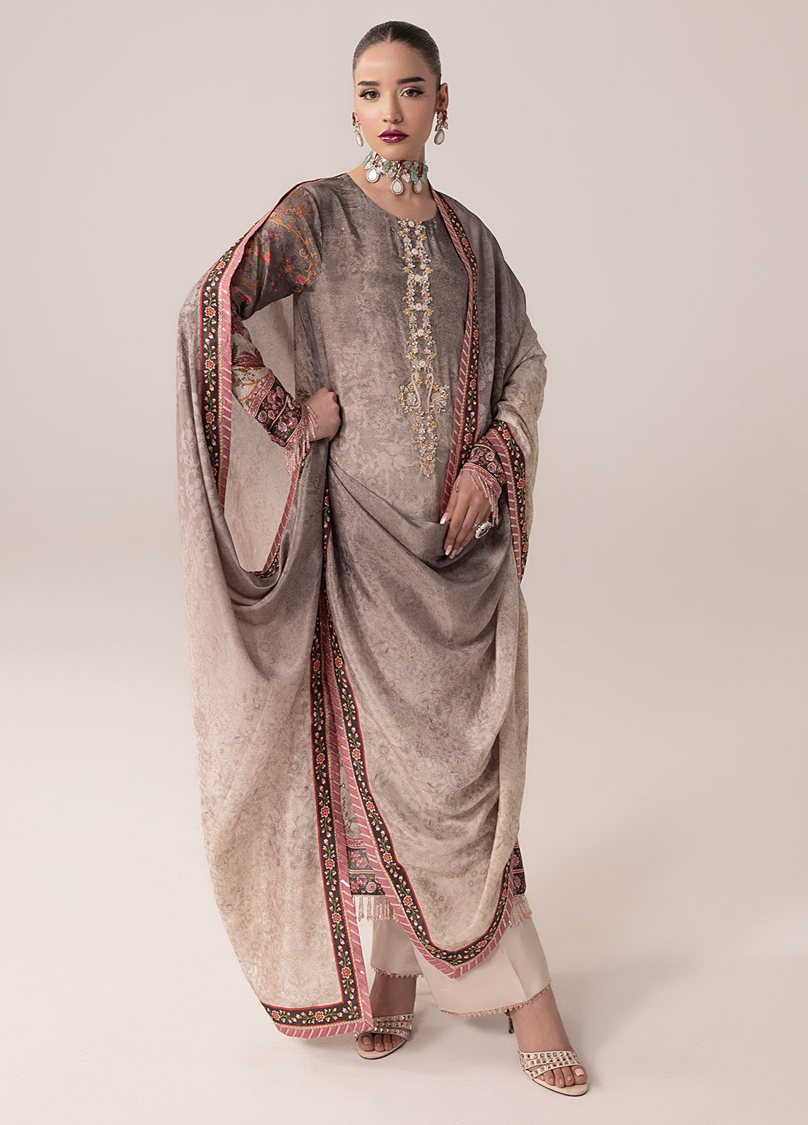 Sahane | Suay Silk Handwork Edit | CT-15008 CLARA - SUAY -  Sahane Ladies Clothes - Original Designer Dress - House of Maryam