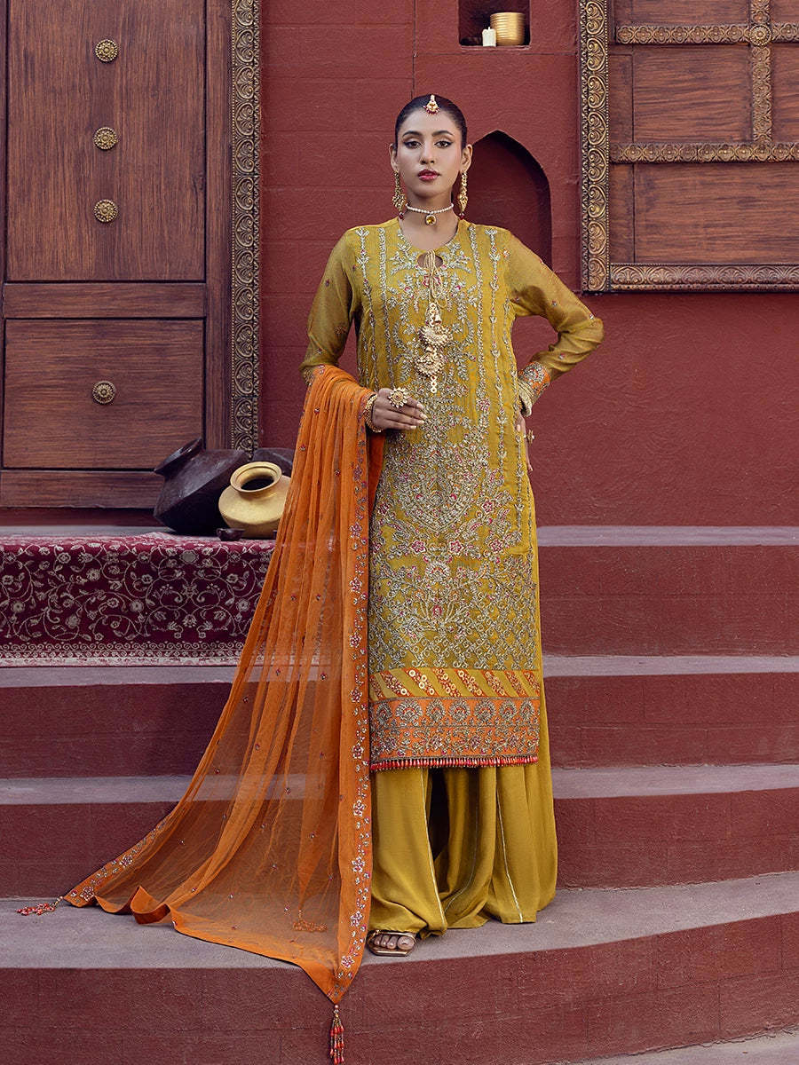 Salitex | Signature Festive Chiffon | SUNW6JI023UT -  Salitex Ladies Clothes - Original Designer Dress - House of Maryam