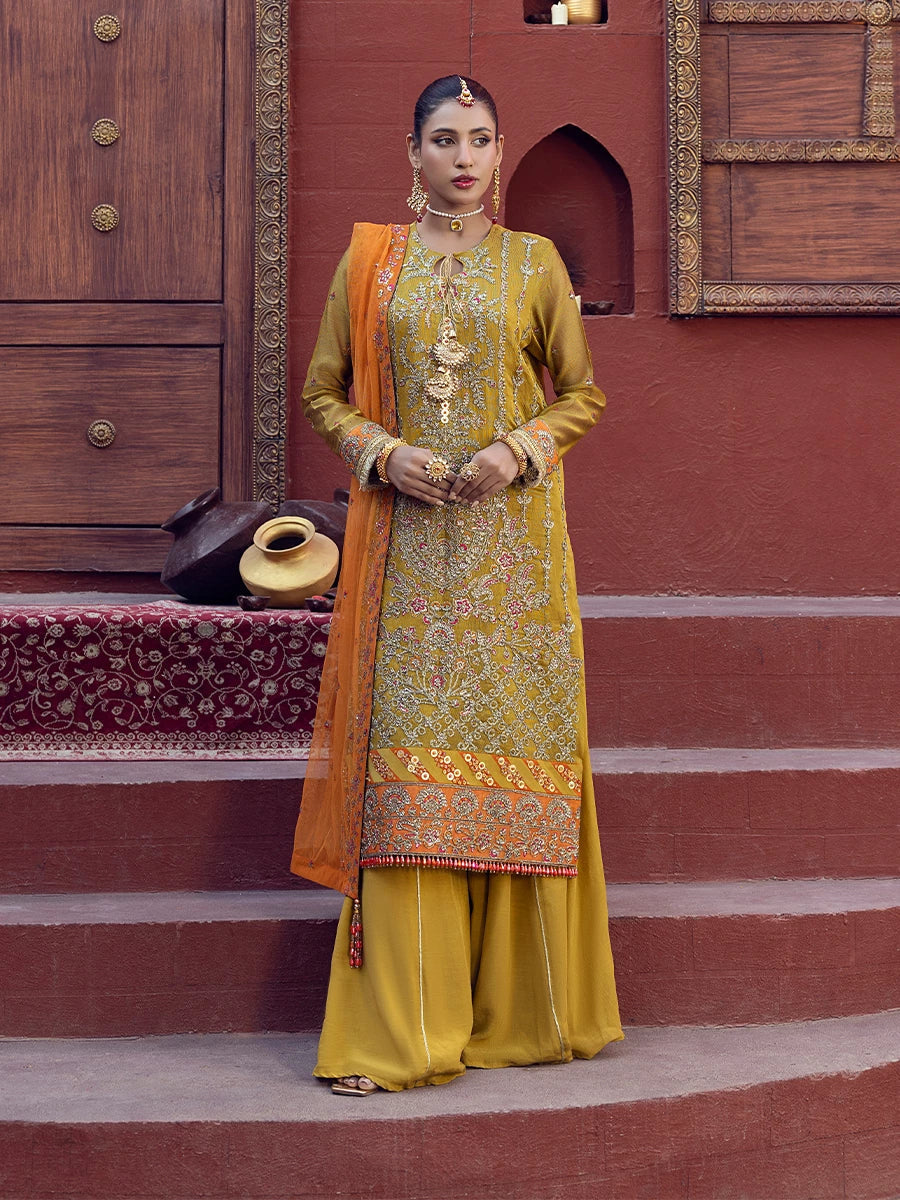 Salitex | Signature Festive Chiffon | SUNW6JI023UT -  Salitex Ladies Clothes - Original Designer Dress - House of Maryam