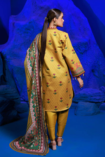 Bonanza Satrangi | Avocado Oil 3 Pc (7W24BP3P26) -  Bonanza Satrangi Unstitched - Original Designer Dress - House of Maryam