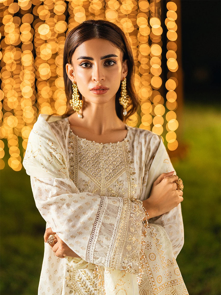 Salitex | Signature Festive Chiffon | UNS25WW007UT -  Salitex Ladies Clothes - Original Designer Dress - House of Maryam