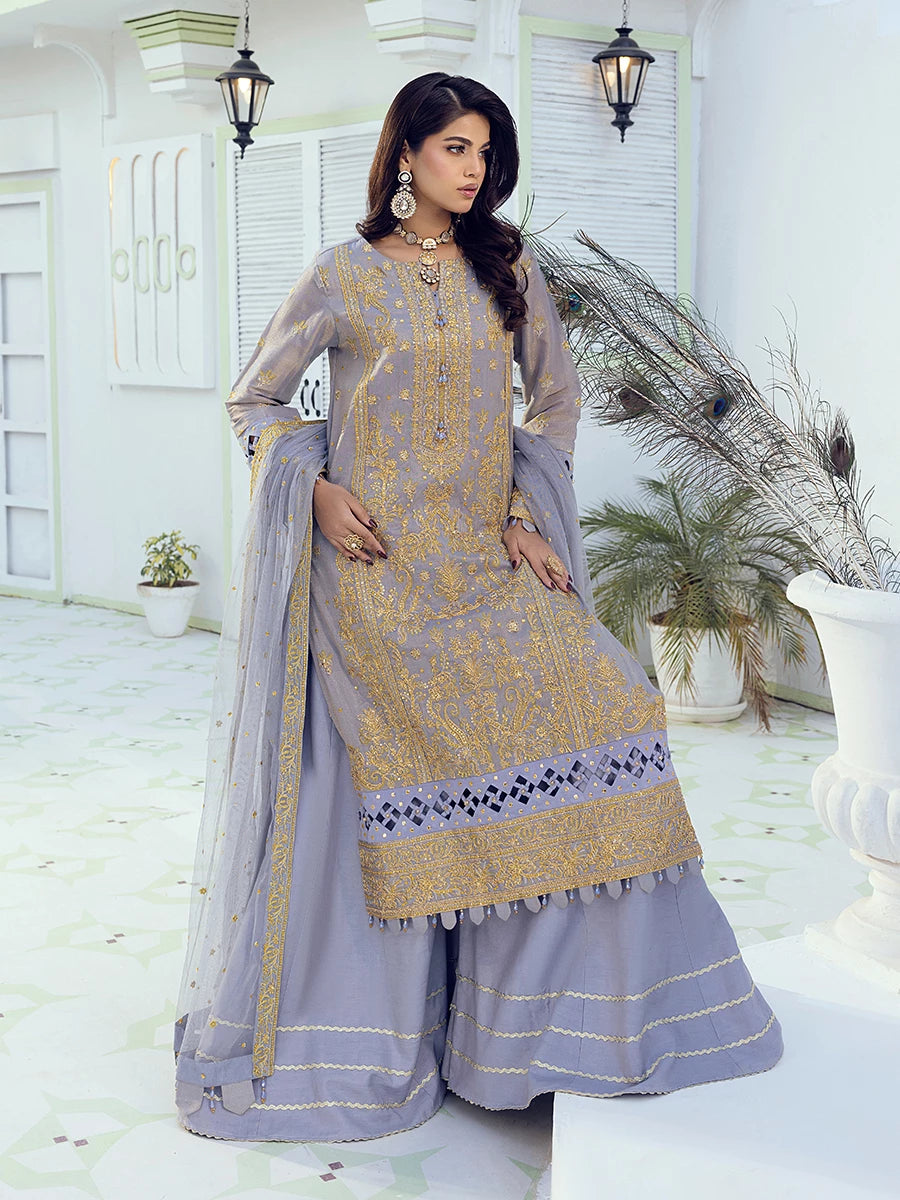 Salitex | Signature Festive Chiffon | SUNW6NO011UT -  Salitex Ladies Clothes - Original Designer Dress - House of Maryam