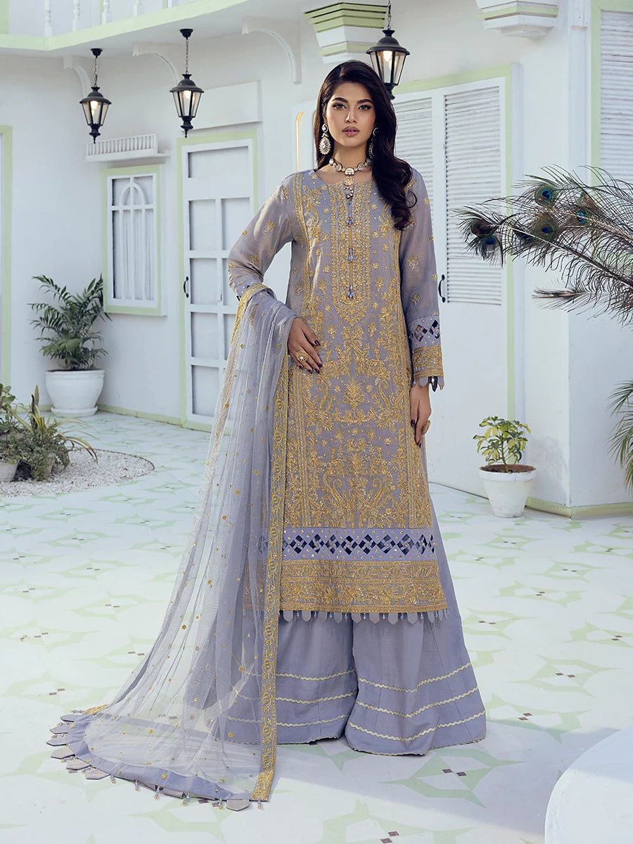 Salitex | Signature Festive Chiffon | SUNW6NO011UT -  Salitex Ladies Clothes - Original Designer Dress - House of Maryam