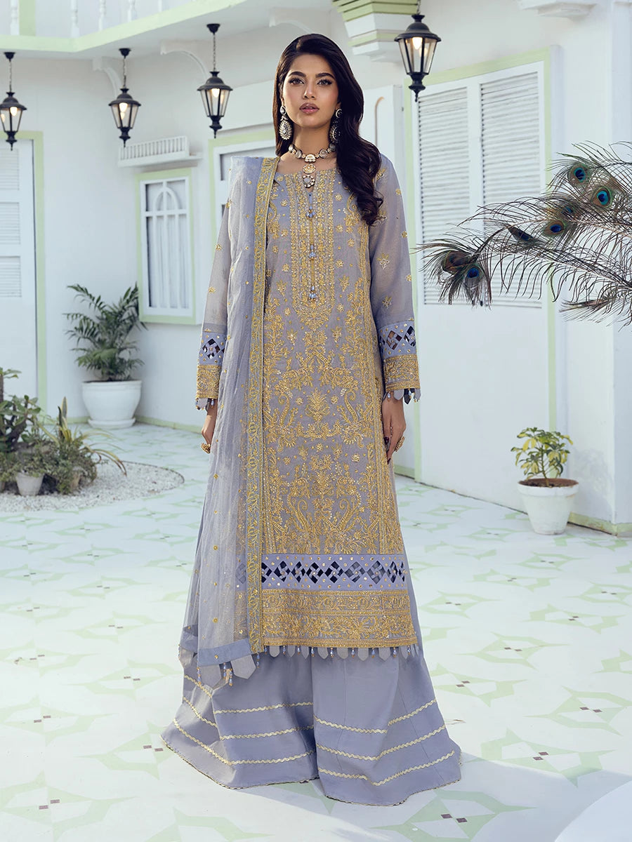 Salitex | Signature Festive Chiffon | SUNW6NO011UT -  Salitex Ladies Clothes - Original Designer Dress - House of Maryam