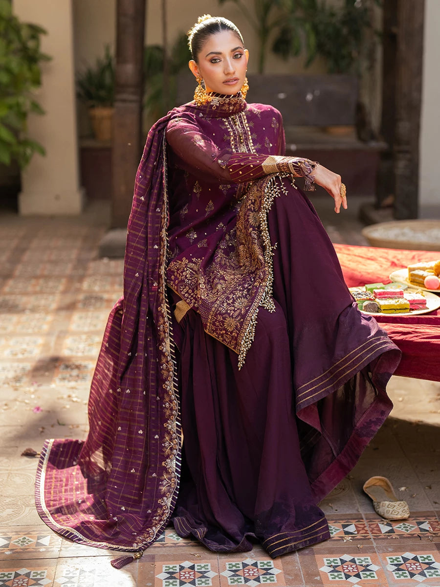 Salitex | Signature Festive Chiffon | SUNW6JI040UT -  Salitex Ladies Clothes - Original Designer Dress - House of Maryam