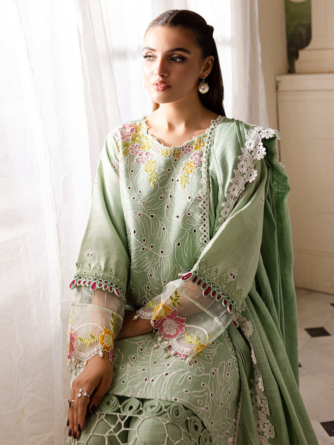 Parishay | Mira Winter | MW-02 | 3 PC Khaddar -  Parishay Luxury - Original Designer Dress - House of Maryam