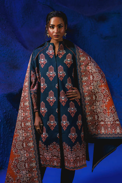 Bonanza Satrangi | Moonlit Ocean 3 Pc (1W24P3P239) -  Bonanza Satrangi Unstitched - Original Designer Dress - House of Maryam
