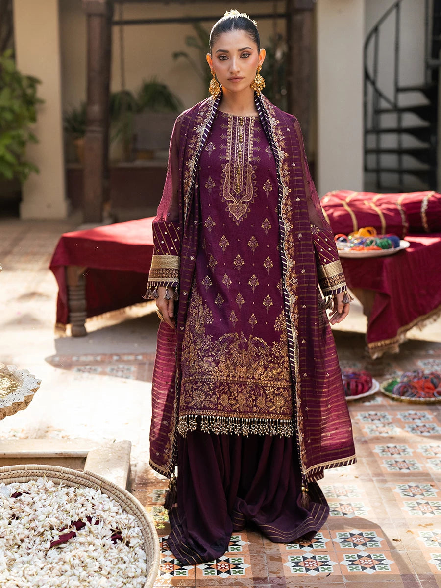 Salitex | Signature Festive Chiffon | SUNW6JI040UT -  Salitex Ladies Clothes - Original Designer Dress - House of Maryam