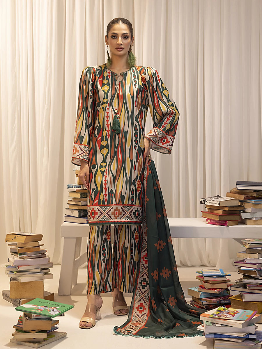 Salitex | Sibel Printed Lawn Silk | ST-05 -  Salitex Ladies Clothes -  House of Maryam