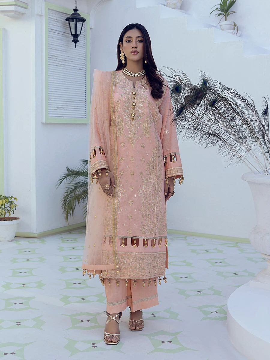 Salitex | Signature Festive Chiffon | SUNW6NO007UT -  Salitex Ladies Clothes - Original Designer Dress - House of Maryam