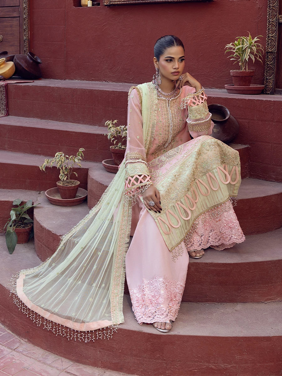 Salitex | Signature Festive Chiffon | SUNW6JI016UT -  Salitex Ladies Clothes - Original Designer Dress - House of Maryam