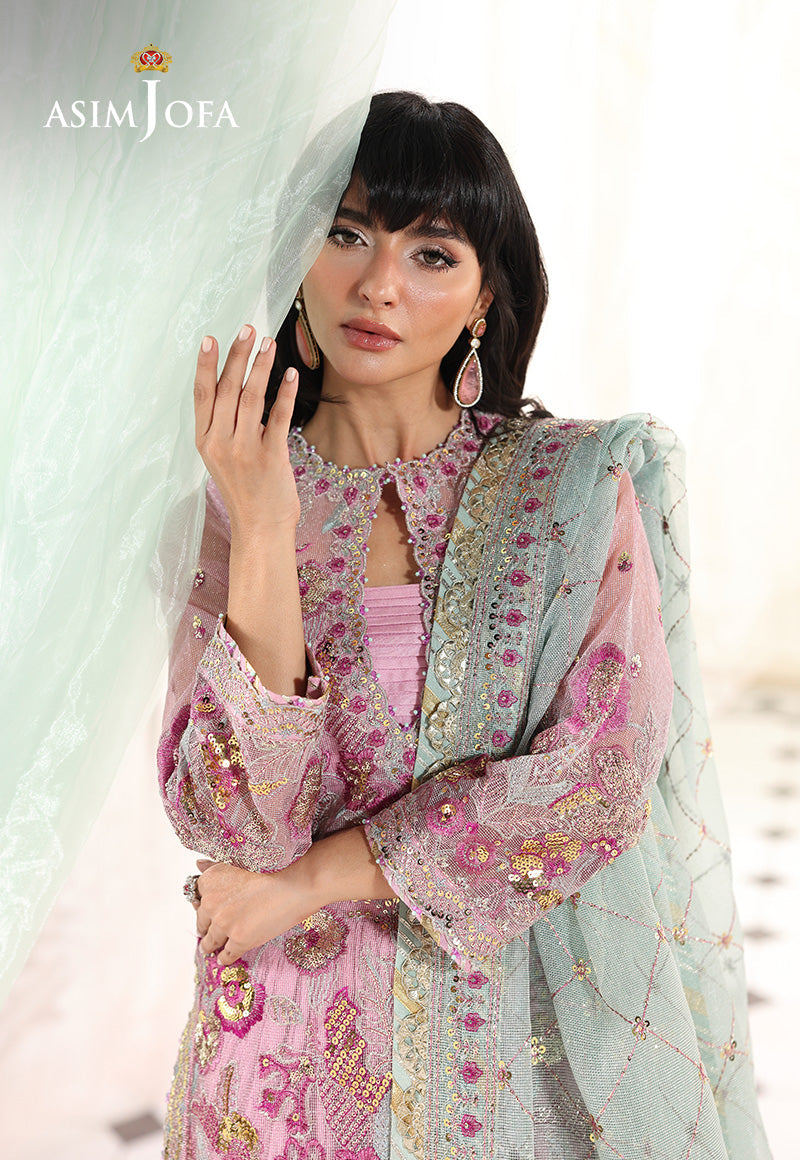 Asim Jofa | En Vogue | AJUEV-11 -  Asim Jofa Ladies Clothes - Original Designer Dress - House of Maryam