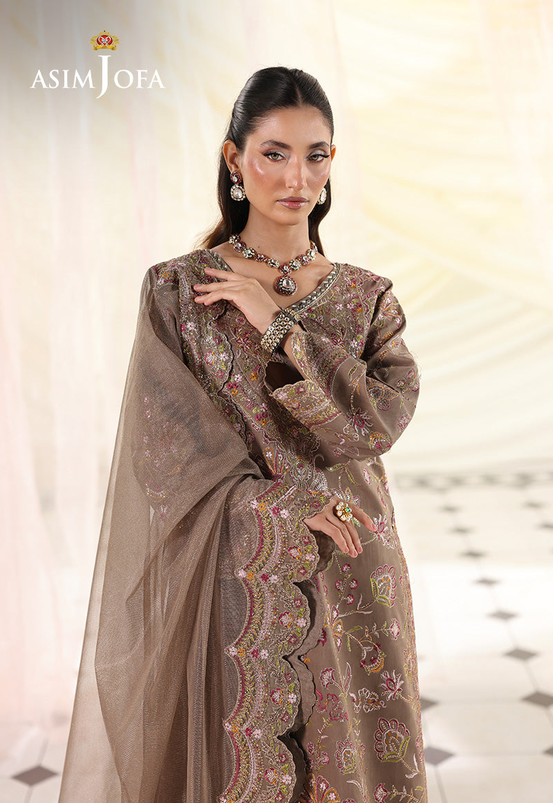 Asim Jofa | En Vogue |  AJUEV-10 -  Asim Jofa Ladies Clothes - Original Designer Dress - House of Maryam