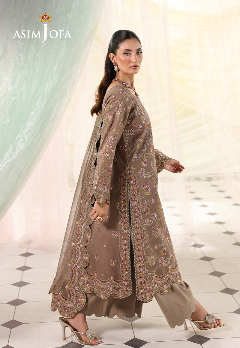 Asim Jofa | En Vogue |  AJUEV-10 -  Asim Jofa Ladies Clothes - Original Designer Dress - House of Maryam