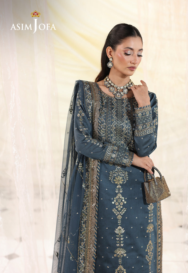 Asim Jofa | En Vogue | AJUEV-08 -  Asim Jofa Ladies Clothes - Original Designer Dress - House of Maryam