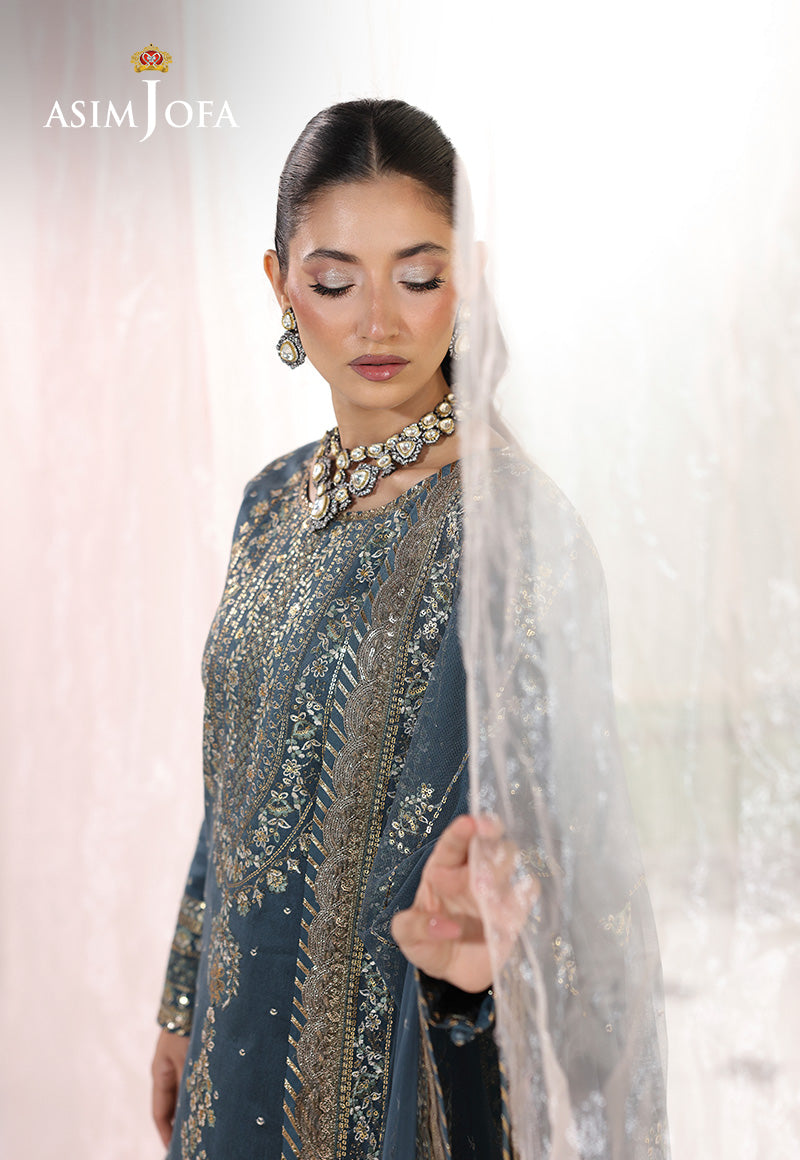 Asim Jofa | En Vogue | AJUEV-08 -  Asim Jofa Ladies Clothes - Original Designer Dress - House of Maryam