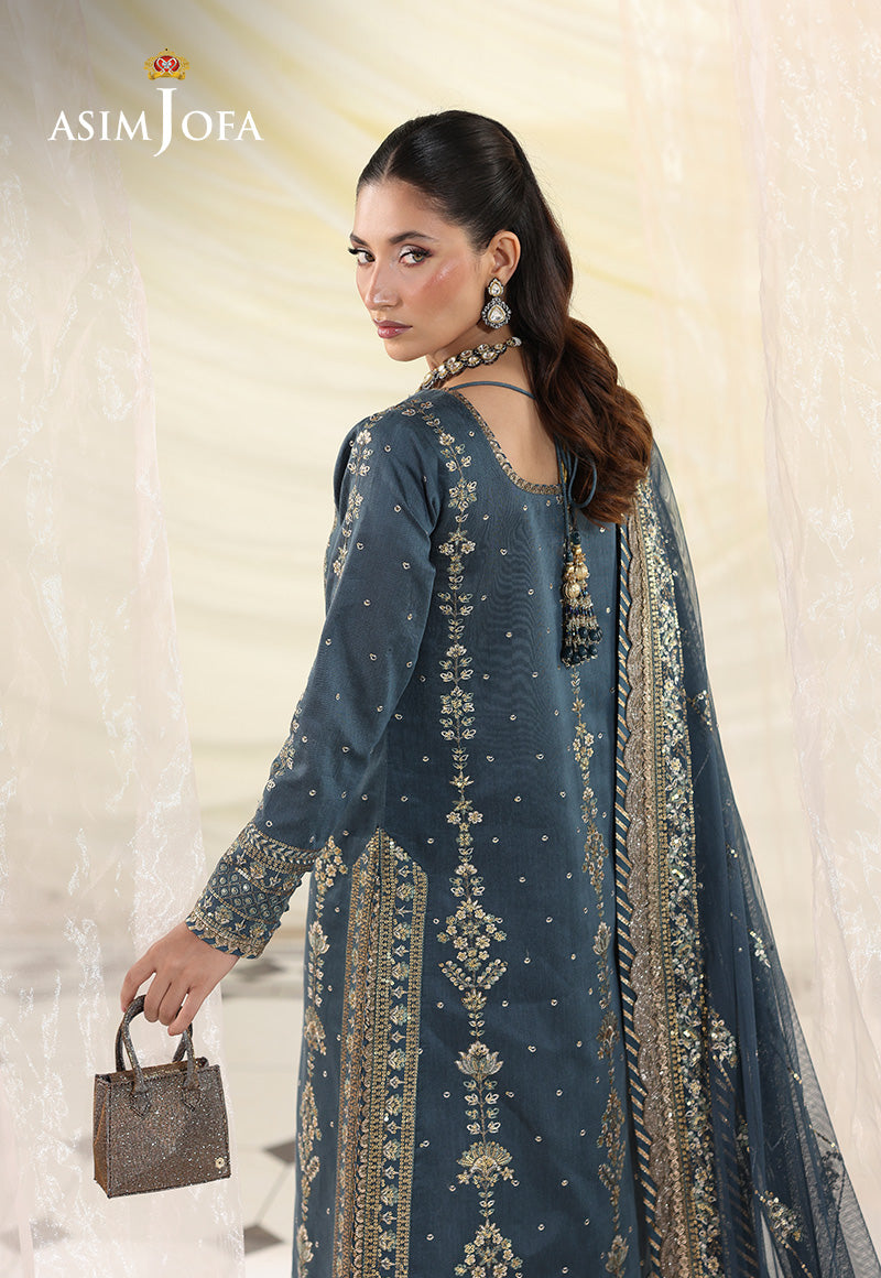Asim Jofa | En Vogue | AJUEV-08 -  Asim Jofa Ladies Clothes - Original Designer Dress - House of Maryam