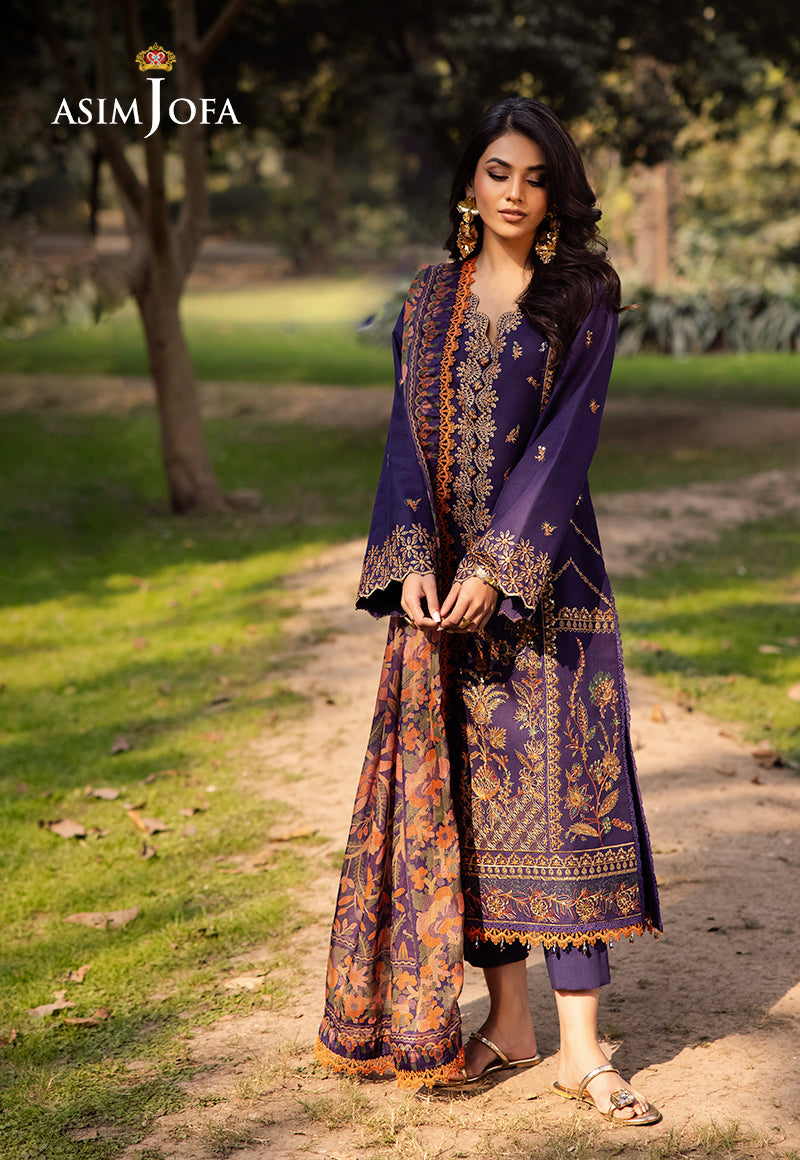 Asim Jofa | Prints Drop 2 | AJUBJ-15 -  Asim Jofa Ladies Clothes -  House of Maryam