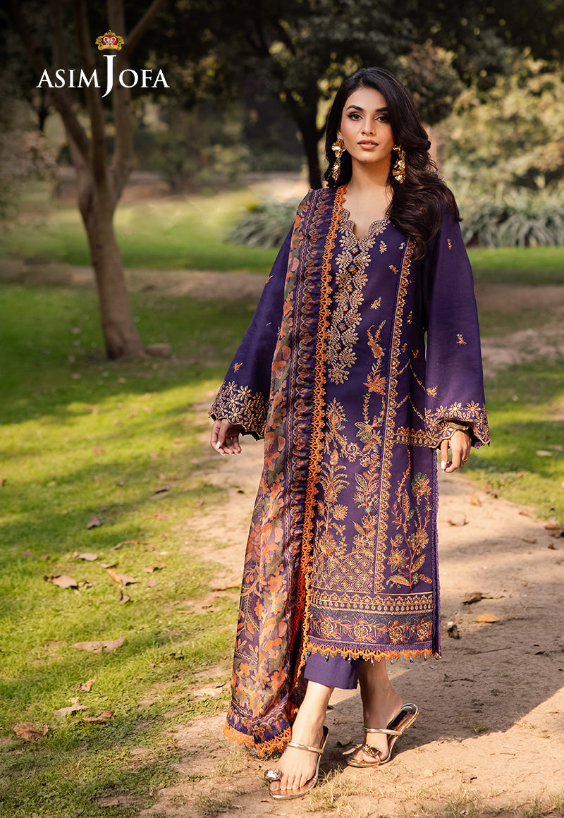 Asim Jofa | Prints Drop 2 | AJUBJ-15 -  Asim Jofa Ladies Clothes -  House of Maryam