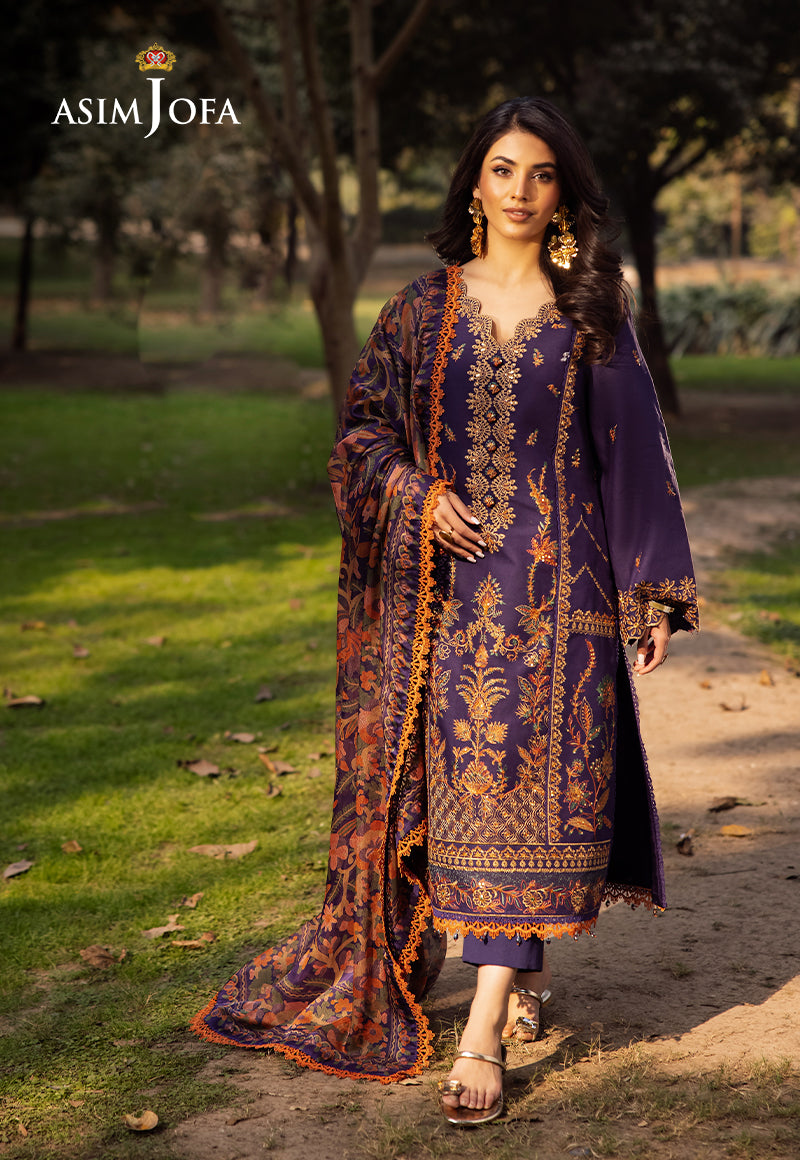 Asim Jofa | Prints Drop 2 | AJUBJ-15 -  Asim Jofa Ladies Clothes -  House of Maryam