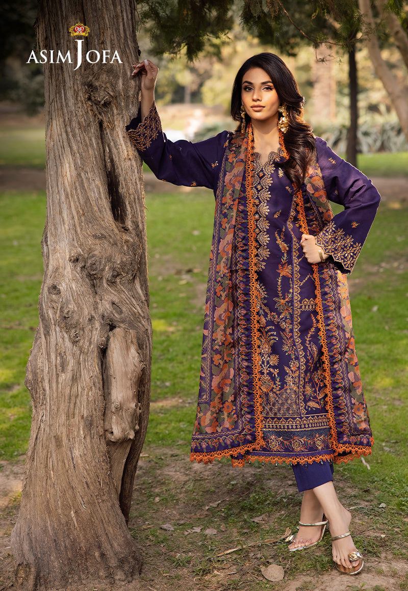 Asim Jofa | Prints Drop 2 | AJUBJ-15 -  Asim Jofa Ladies Clothes -  House of Maryam