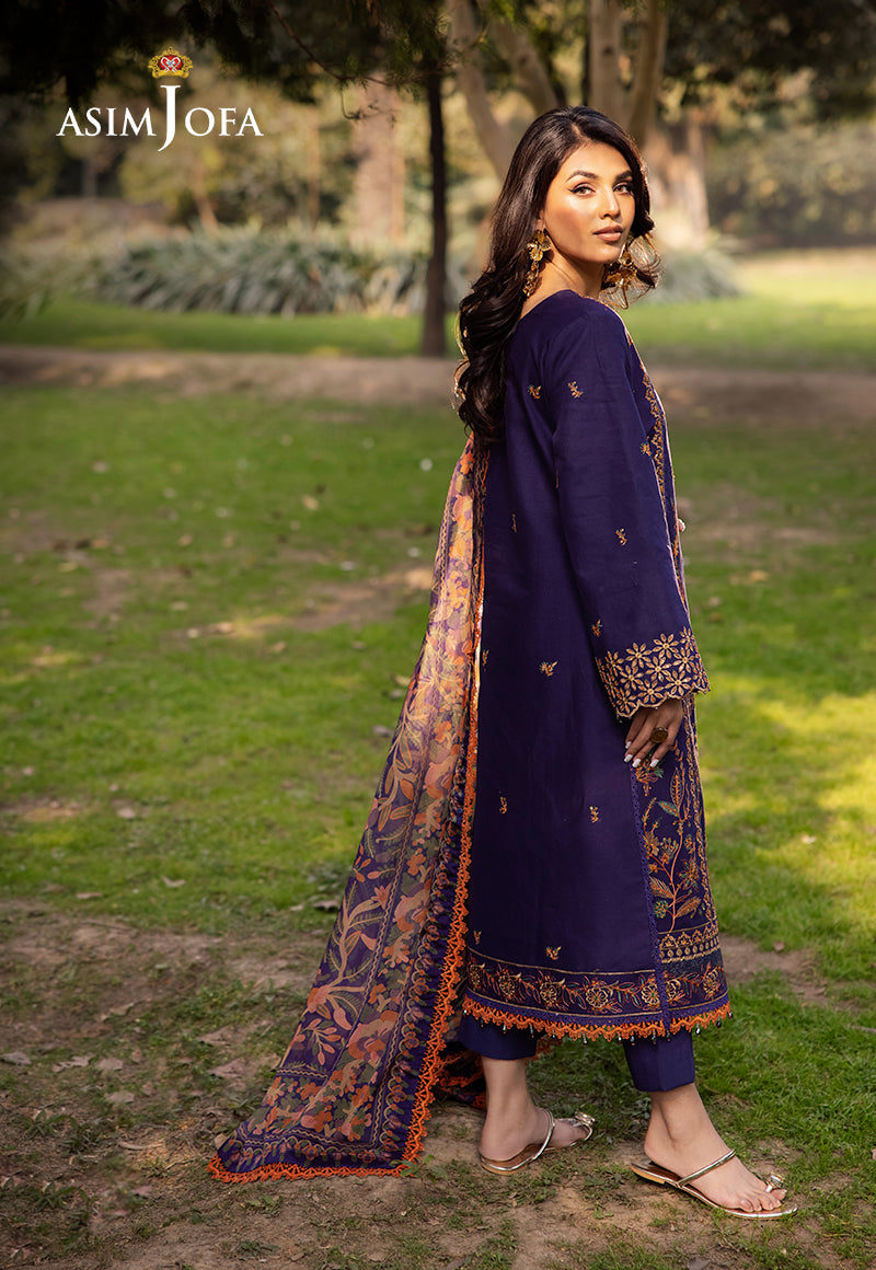 Asim Jofa | Prints Drop 2 | AJUBJ-15 -  Asim Jofa Ladies Clothes -  House of Maryam