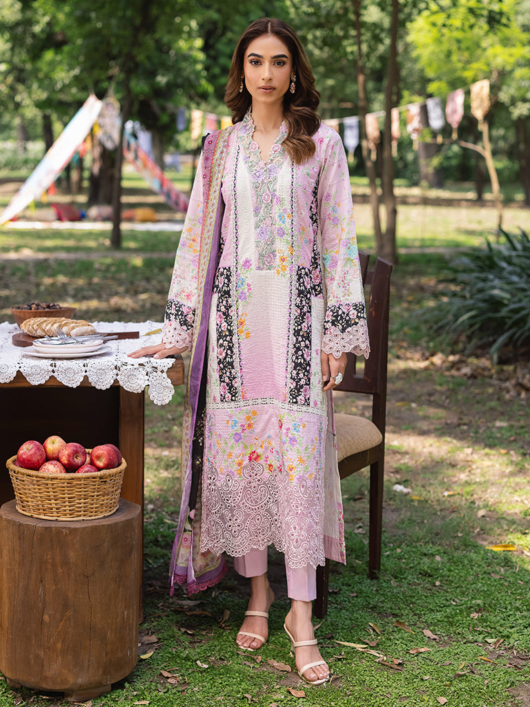 Rajbari | Schiffli Printkari Exclusive | Schiffli Printkari - 01 -  Rajbari Ladies Clothes - Original Designer Dress - House of Maryam