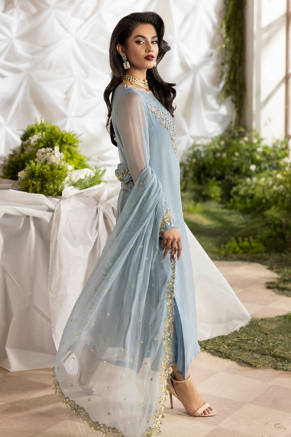 Charizma | Fumee Luxury Chiffon | CMA-5-100 -  Charizma Ladies Clothes - Original Designer Dress - House of Maryam