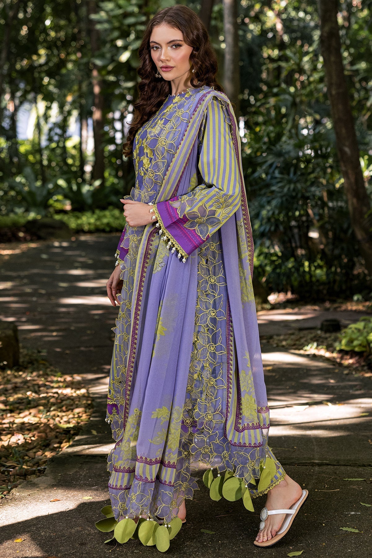 Charizma | Naranji Lawn | CN5-02 -  Charizma Ladies Clothes - Original Designer Dress - House of Maryam